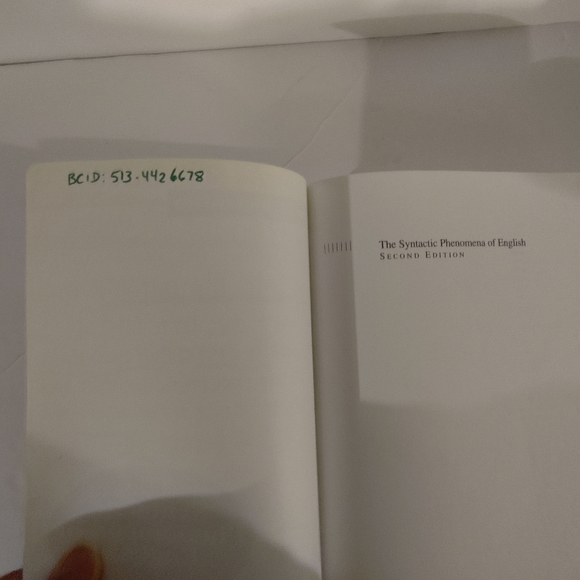 The Syntactic Phenomena of English. Second Edition. By J. McCawley. - Picture 3 of 8